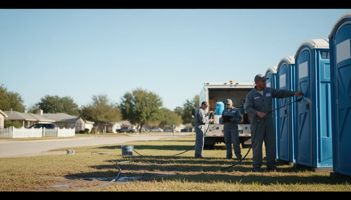 Long-Term Portable Toilet Rental in Garland, NC near me
